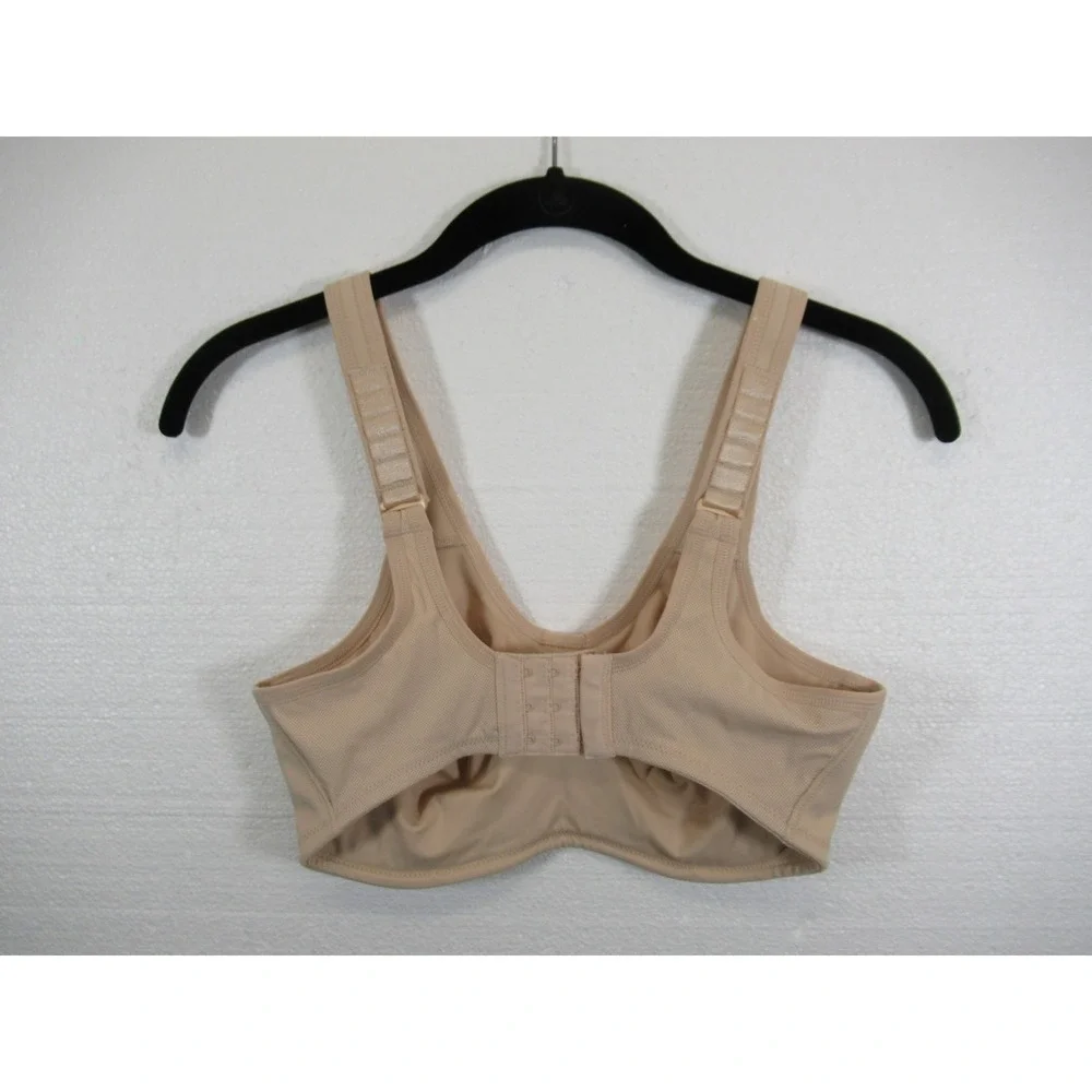 Wacoal Simone High Impact Sports Bra 32D Beige Underwire 855170
